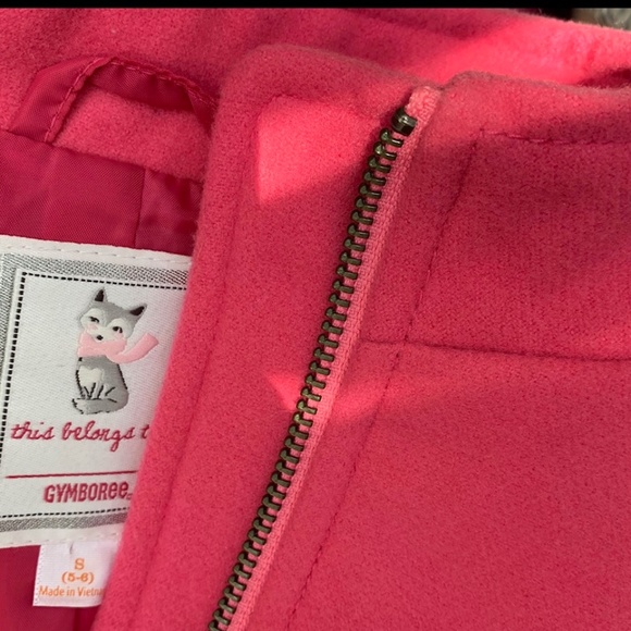 GYMBOREE Girls Pink Full Zipper Jacket SIZE S (5-6) - Picture 6 of 7